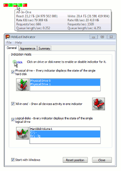 HddLed Indicator Screenshot